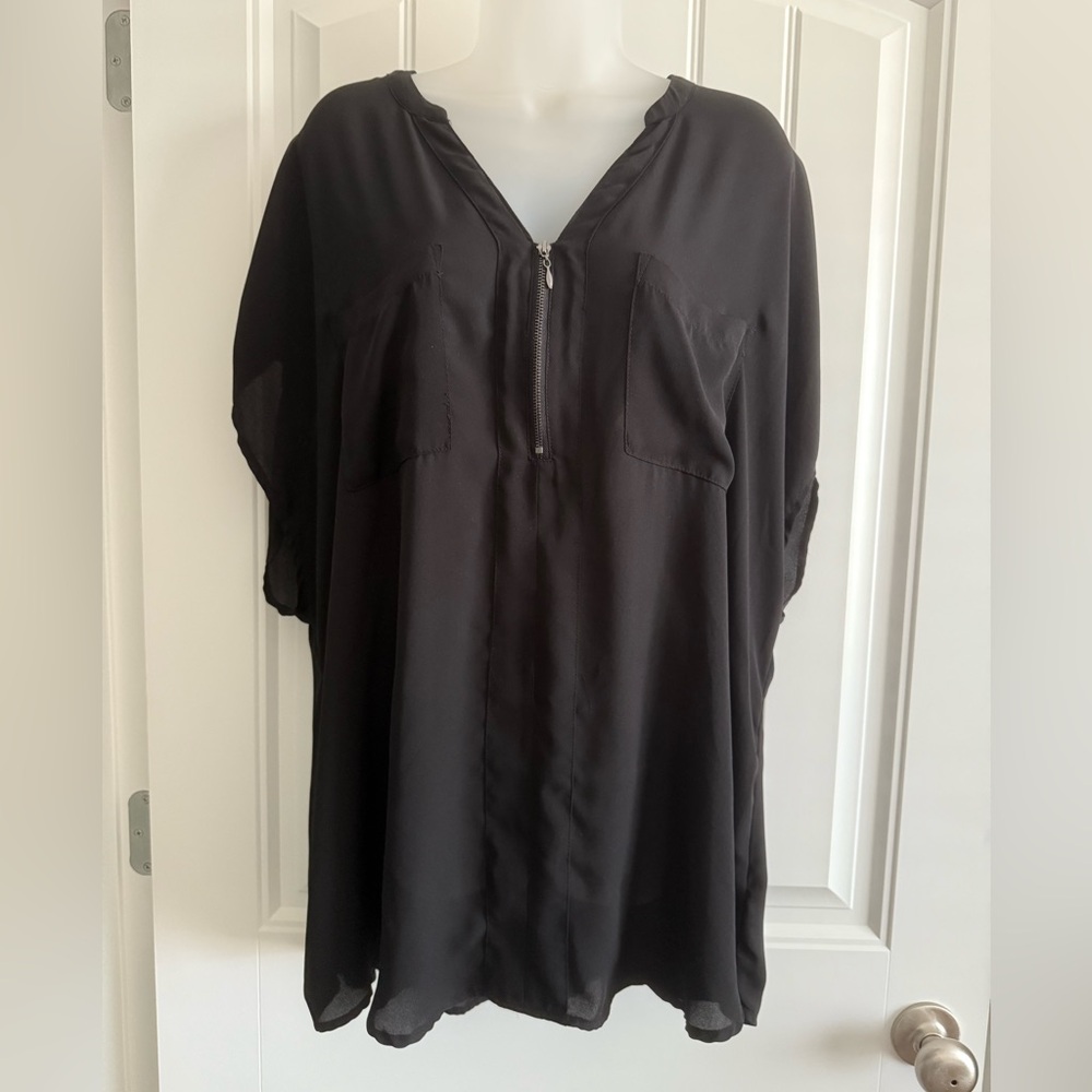 Torrid Black Dolman-Sleeve Top